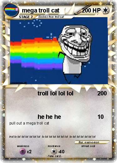 Pokemon mega troll cat