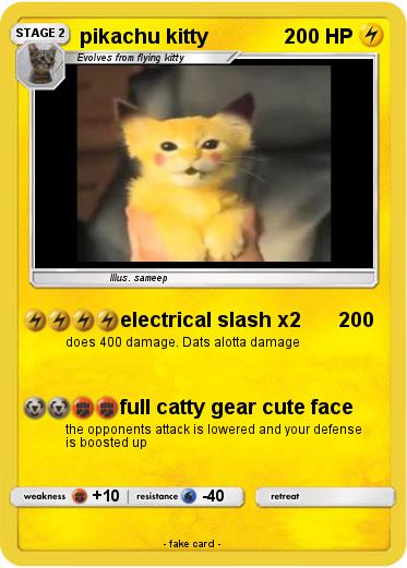Pokemon pikachu kitty
