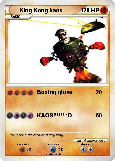 Pokemon King Kong kaos