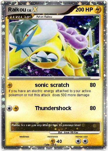Pokemon Raikou