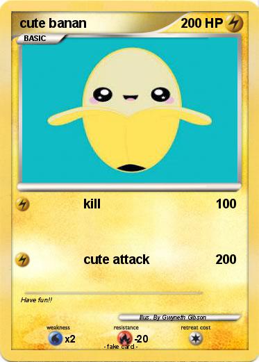 Pokemon cute banan