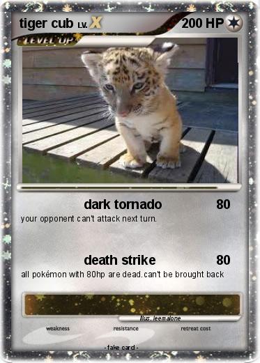 Pokemon tiger cub