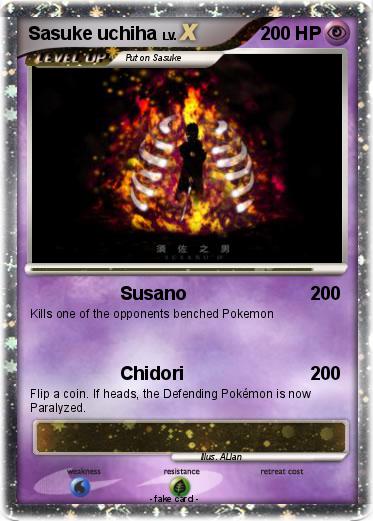 Pokemon Sasuke uchiha