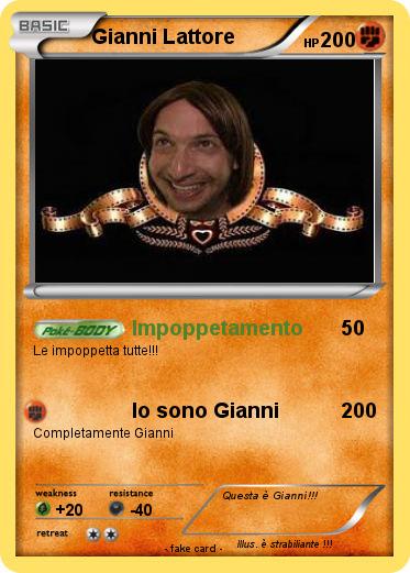 Pokemon Gianni Lattore