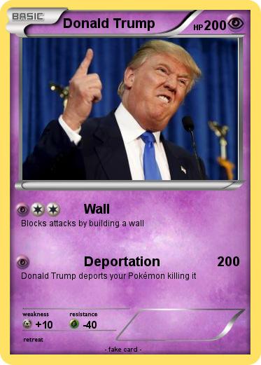 Pokemon Donald Trump