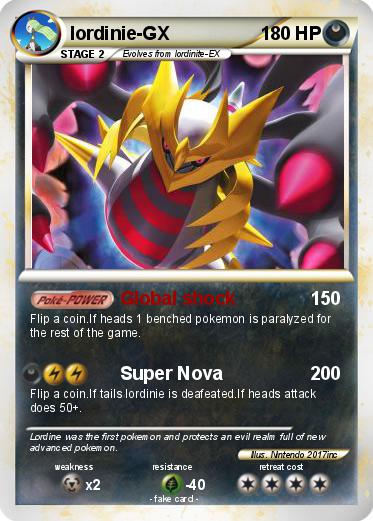 Pokemon lordinie-GX