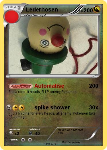 Pokemon Lederhosen