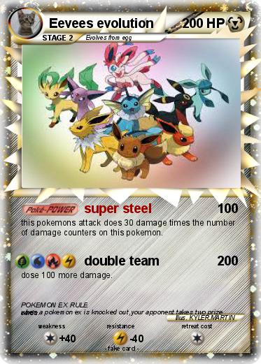 Pokemon Eevees evolution