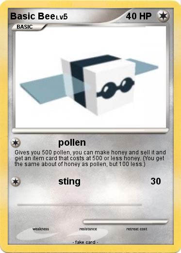 Pokemon Basic Bee