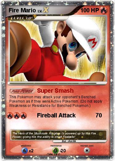 Pokemon Fire Mario
