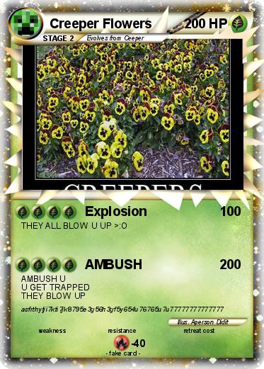 Pokemon Creeper Flowers