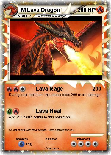 Pokemon M Lava Dragon