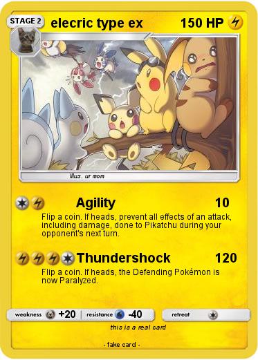 Pokemon elecric type ex