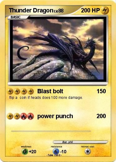 Pokemon Thunder Dragon