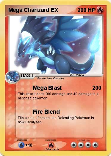 Pokemon Mega Charizard EX