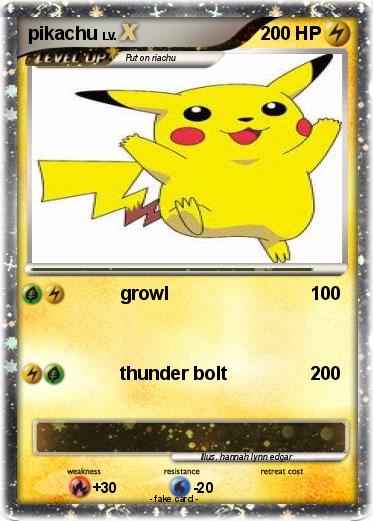 Pokemon pikachu