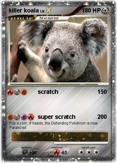 Pokemon killer koala