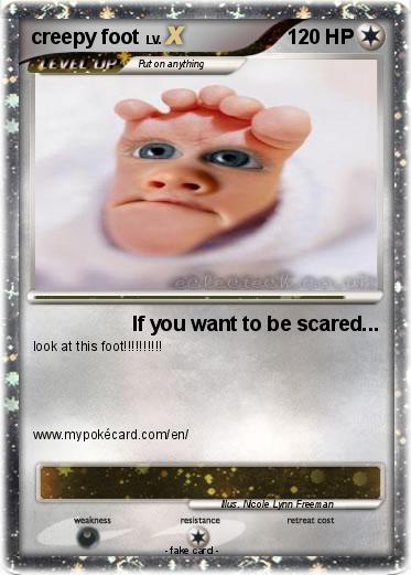 Pokemon creepy foot