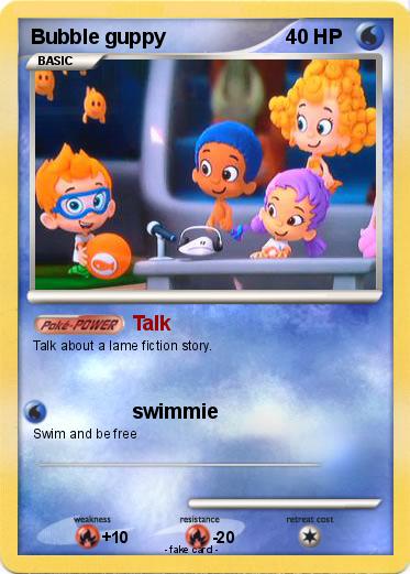 Pokemon Bubble guppy