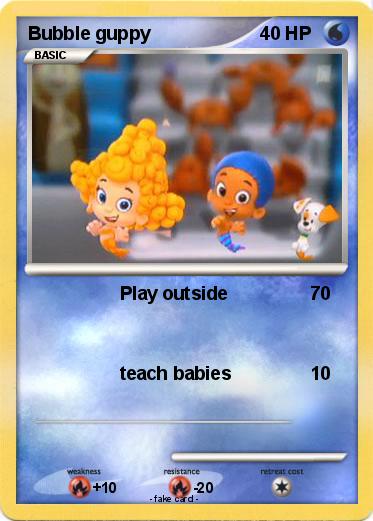 Pokemon Bubble guppy