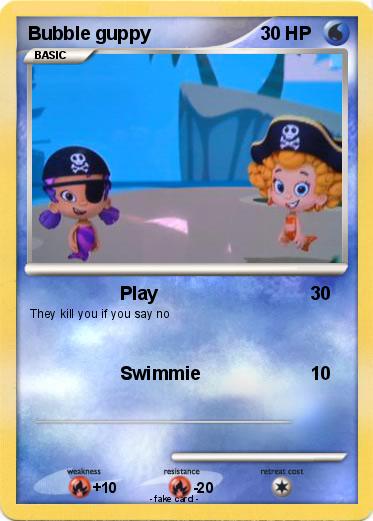 Pokemon Bubble guppy