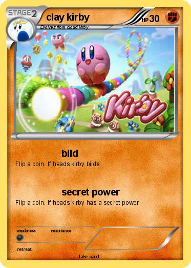 Pokemon clay kirby