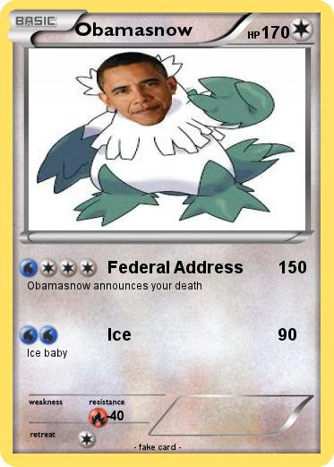 Pokemon Obamasnow