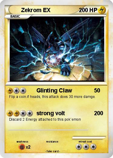 Pokemon Zekrom EX