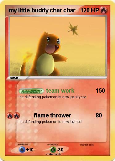 Pokemon my little buddy char char