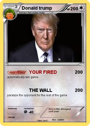 Pokemon Donald trump