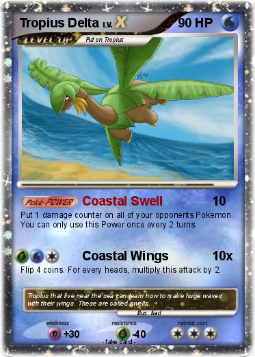 Pokemon Tropius Delta