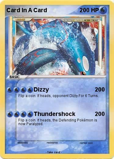 Pokemon Card In A Card