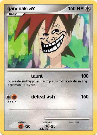 Pokemon gary oak