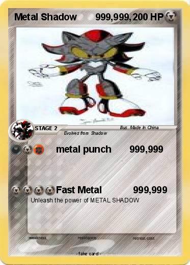 Pokemon Metal Shadow       999,999,
