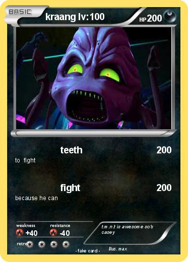 Pokemon kraang lv:100