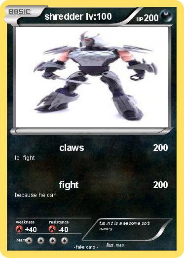 Pokemon shredder lv:100