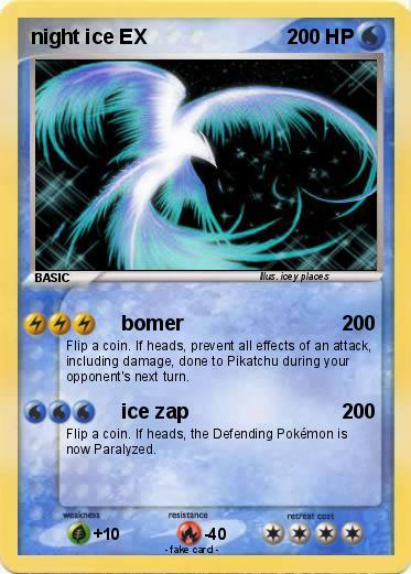 Pokemon night ice EX
