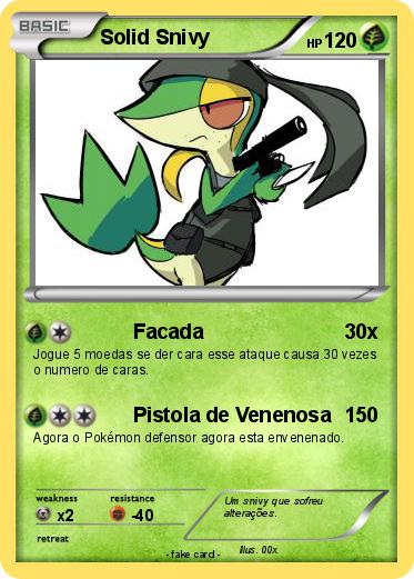 Pokemon Solid Snivy