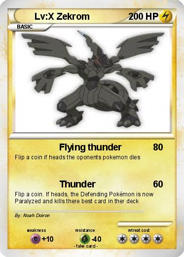 Pokemon Lv:X Zekrom