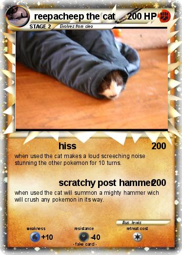 Pokemon reepacheep the cat