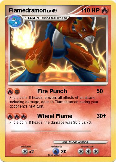 Pokemon Flamedramon