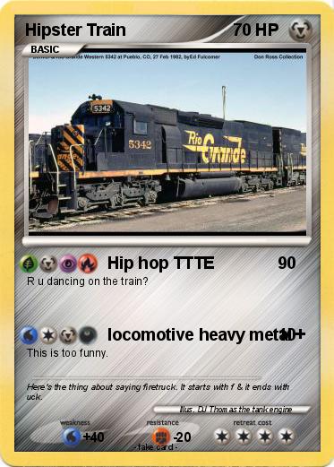 Pokemon Hipster Train