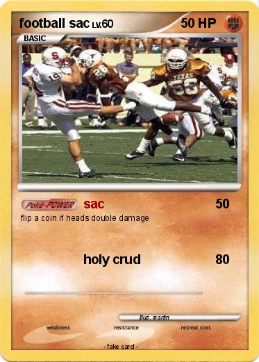 Pokemon football sac