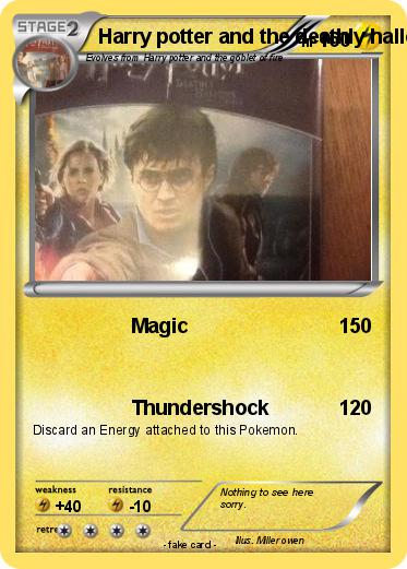 Pokemon Harry potter and the deathly hallows part 2