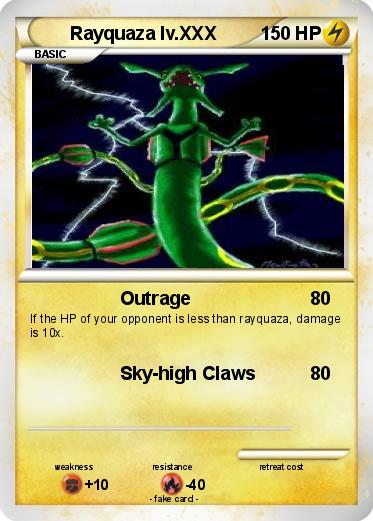 Pokemon Rayquaza lv.XXX