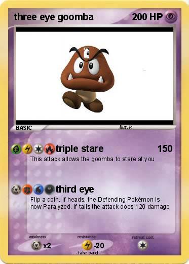 Pokemon three eye goomba