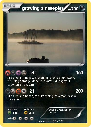 Pokemon growing pineaeples