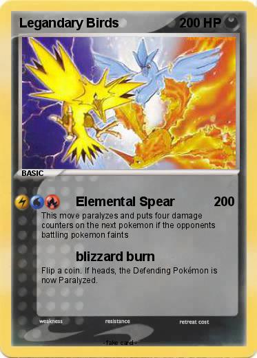 Pokemon Legandary Birds