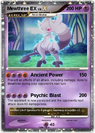 Pokemon Mewthree EX