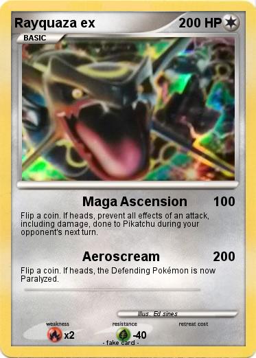 Pokemon Rayquaza ex